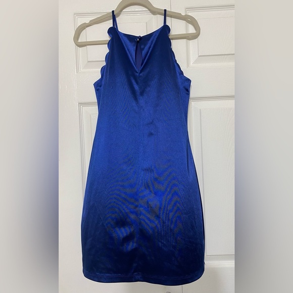 I.N San Francisco navy Blue mini dress size 3 - Picture 2 of 6